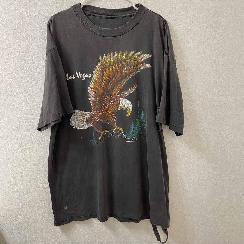 Las Vegas eagle shirt 94 vtg distressed xl - Picture 1 of 7